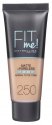 MAYBELLINE - FIT ME! Liquid Foundation For Normal To Oily Skin With Clay - 250 SUN BEIGE - 250 SUN BEIGE
