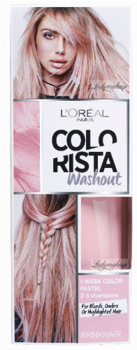 L'Oréal - COLORISTA Washout - #PINKHAIR - Zmywalna koloryzacja - JASNY RÓŻOWY
