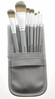 Kryolan - Set of 7 brushes + case