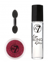 W7 - LIP BLING - Party Glitter Lips - Błyszczyk i brokat na usta