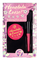 W7 - Honolulu Loose Bronzing Powder Set - Sypki puder brązujący i pędzel 
