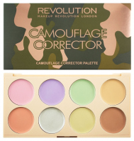 MAKEUP REVOLUTION - CAMOUFLAGE CORRECTOR PALETTE - Paleta 8 specjalistycznych kamuflujących korktorów