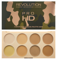 MAKEUP REVOLUTION - PRO HD - CAMOUFLAGE CONCEAL PALETTE - Paleta 8 kamuflujących korektorów