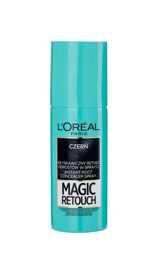L'Oréal - MAGIC RETOUCH - Spray do błyskawicznego retuszu odrostów - CZERŃ