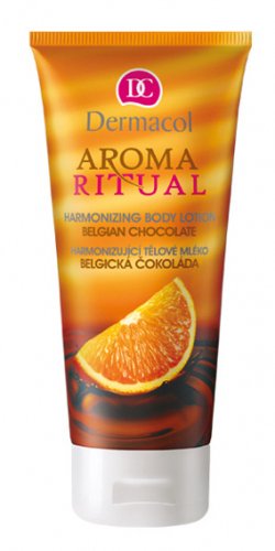Dermacol - AROMA RITUAL - HARMONIZING BODY LOTION - BELGIAN CHOCOLATE - Balsam do ciała o zapachu belgijskiej czekolady i pomarańczy 