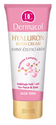 Очищающий крем для лица Dermacol Hyaluron Wash Cream увлажняющий, для сухой кожи, 100 мл — фото 2