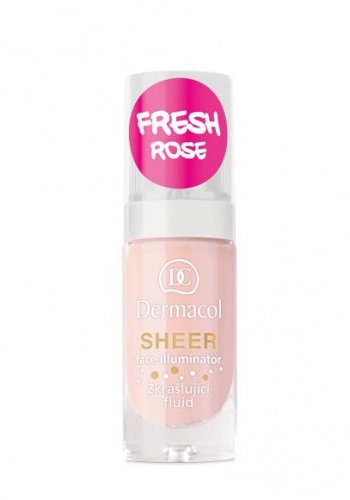 Dermacol - SHEER FACE ILLUMINATOR - Liquid highlighter - FRESH ROSE