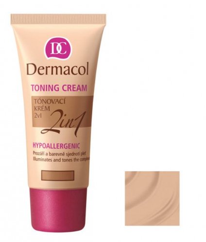 Dermacol - TONING CREAM 2in1 - Moisturizing Cream and Foundation - DESERT