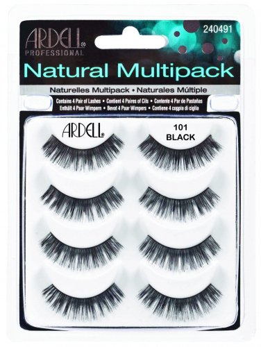 ARDELL - Natural Multipack - Zestaw 4 par rzęs na pasku - 101 DEMI BLACK