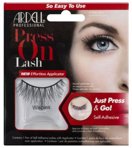 ARDELL - Press On Lashes - False eyelashes with applicator strip and adhesive - WISPIES