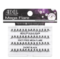 ARDELL - Mega Flare - Pogrubione rzęsy w kępkach - 652799 - KNOT-FREE MEGA FLARE - SHORT BLACK - 652799 - KNOT-FREE MEGA FLARE - SHORT BLACK