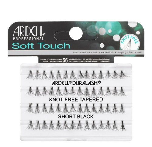 ARDELL - Soft Touch - Subtelne rzęsy w kępkach - 682833 - KNOT-FREE TAPERED - SHORT BLACK