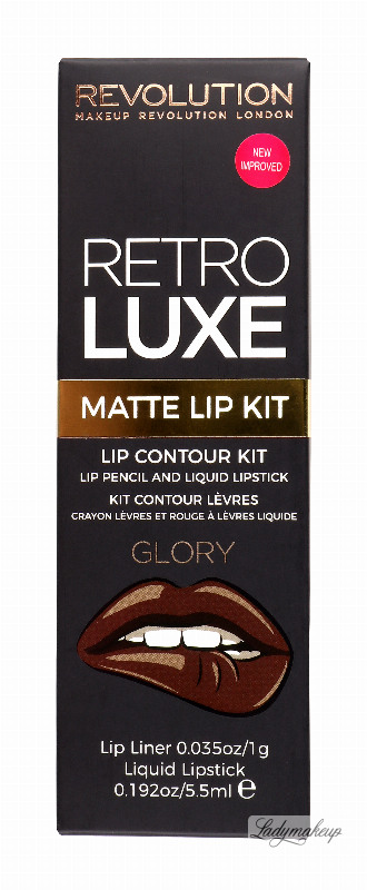 Ongeschikt Reusachtig meteoor MAKEUP REVOLUTION - Retro Luxe - MATTE LIP KIT - Smooth matte lipstick and  lip liner