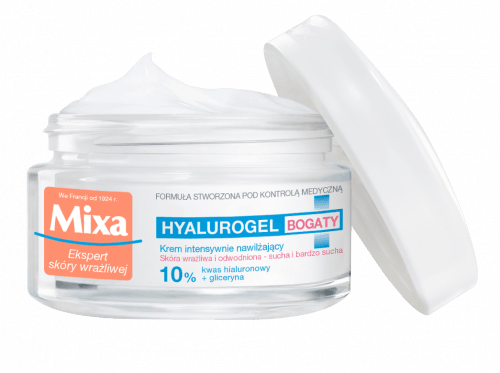 Mixa - HYALUROGEL - Intensive moisturizing cream with hyaluronic acid and glycerin