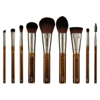 Nanshy - The Bare Necessities Collection - Zestaw 9 pędzli do makijażu + Kosmetyczka 