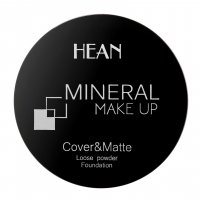 HEAN - MINERAL MAKE UP - Cover&Matte Loose Powder Foundation - Kryjąco-matujący, sypki podkład mineralny