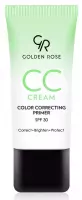 Golden Rose - CC Cream - COLOR CORRECTING PRIMER - GREEN
