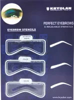 Kryolan - Eyebrow Templates - Art.3063