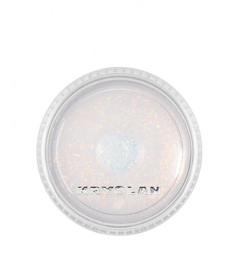 KRYOLAN - POLYESTER GLIMMER MEDIUM - Średni brokat do ciała 25/175 - ART. 2901/02 - PEARL WHITE