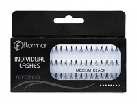Flormar - INDIVIDUAL LASHES - PERFECT EYES - MEDIUM BLACK - Kępki rzęs