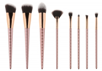LOVETO.PL - Set of 8 make-up brushes without case - Rose Gold