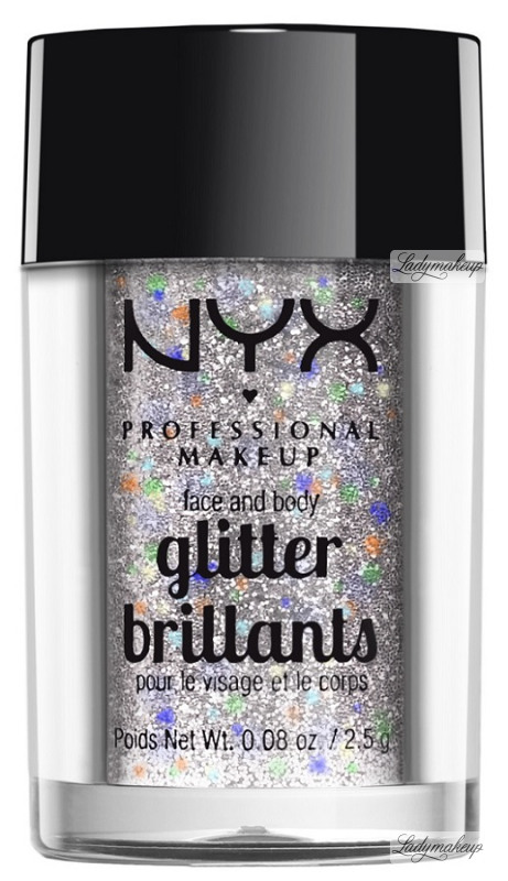 NYX Professional Makeup Face and Body Glitter - Silver, 1 ct - Harris Teeter