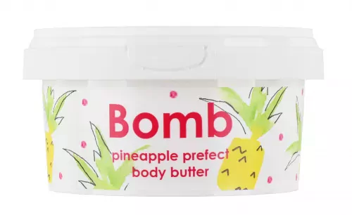 Баттер для тела Bomb Cosmetics Pineapple Prefect, 30% масла ши, мерцающий — фото 2