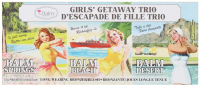 The Balm - GIRLS GETAWAY TRIO - Long-Wearing Bronzer/Blush - Zestaw 3 róży do policzków