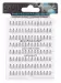 ARDELL - Individual Multipack - KNOT-FREE FLARES - MEDIUM BLACK - Set of 112 Eyelash Clusters