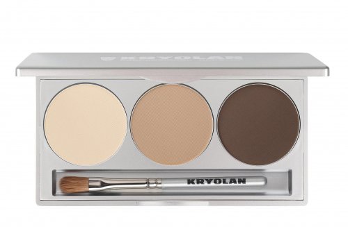 KRYOLAN - PROFESSIONAL EYE SHADOW TRIO SET - ART. 5333 - SMOKEY NUDE