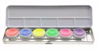 Kryolan - Aquacolor - Paleta 6 farb UV