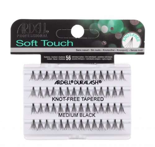 ARDELL - Soft Touch - Subtelne rzęsy w kępkach - 662840 - KNOT-FREE TAPERED -  MEDIUM BLACK