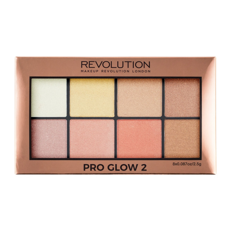 MAKEUP REVOLUTION PRO GLOW 2 HIGHLIGHTER PALETTE