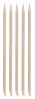 Inter-Vion - Wooden manicure sticks - Short, oval - 5 pieces