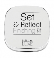 MUA - LUXE - Set & Reflect - Finishing Kit - Puder transparentny i rozświetlacz