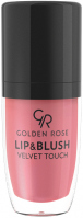 Golden Rose - LIP & BLUSH VELVET TOUCH - Koloryzujący balsam do ust i policzków