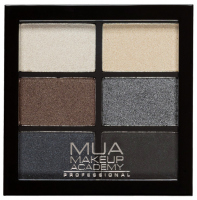 MUA - 6 Shade Palette - Smokey Shadows - Paleta 6 cieni do powiek