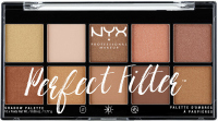 NYX Professional Makeup - Perfect Eye Shadow Palette Filter - Golden Hour - 10 eyeshadows