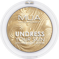 MUA - UNDRESS YOUR SKIN - Shimmer Highlighter - Golden Scintillation - Rozświetlacz do twarzy
