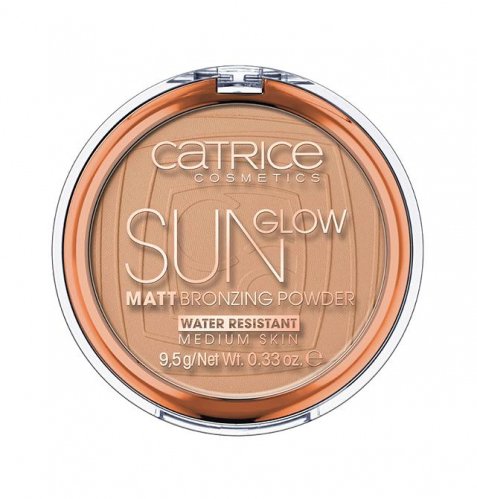 Catrice - Sun Glow - Matt Bronzing Powder - Puder brązujący - 9,5 g - 030 - MEDIUM BRONZE