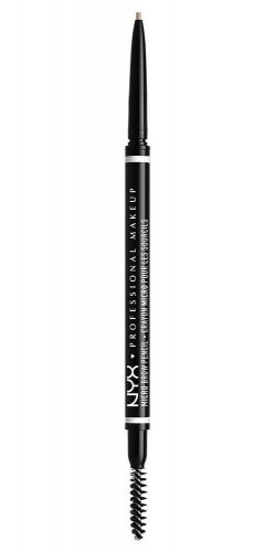 NYX Professional Makeup - MICRO BROW PENCIL - Automatyczna kredka do brwi ze szczoteczką - 02 - BLONDE