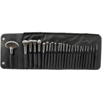 LancrOne - SUNSHADE MINERALS - Set of 25 Makeup Brushes + Case - SM2518