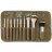 LancrOne - SUNSHADE MINERALS - Zestaw 10 pędzli do makijażu + etui - SM101