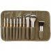 LancrOne - SUNSHADE MINERALS - Set of 10 makeup brushes + case - SM101