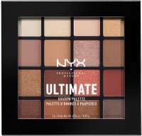 NYX Professional Makeup - ULTIMATE SHADOW PALETTE - WARM NEUTRALS - Paleta 16 cieni do powiek
