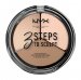 NYX Professional Makeup - 3 STEPS TO SCULPT - FACE SCULPTING PALETTE - Zestaw do konturowania twarzy - FAIR