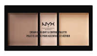 NYX Professional Makeup - CREAM HIGHLIGHT & CONTOUR PALETTE - Kremowa paleta do rozświetlania i konturowania twarzy
