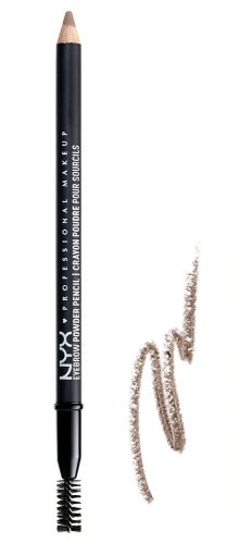 NYX Professional Makeup - EYEBROW POWDER PENCIL - Kredka do brwi ze szczoteczką - SOFT BROWN