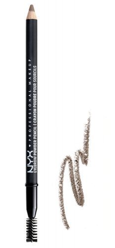NYX Professional Makeup - EYEBROW POWDER PENCIL - Kredka do brwi ze szczoteczką - ASH BROWN