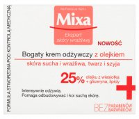 MIXA - Nourishing Cream with Evening Primrose Oil for Dry and Sensitive Skin